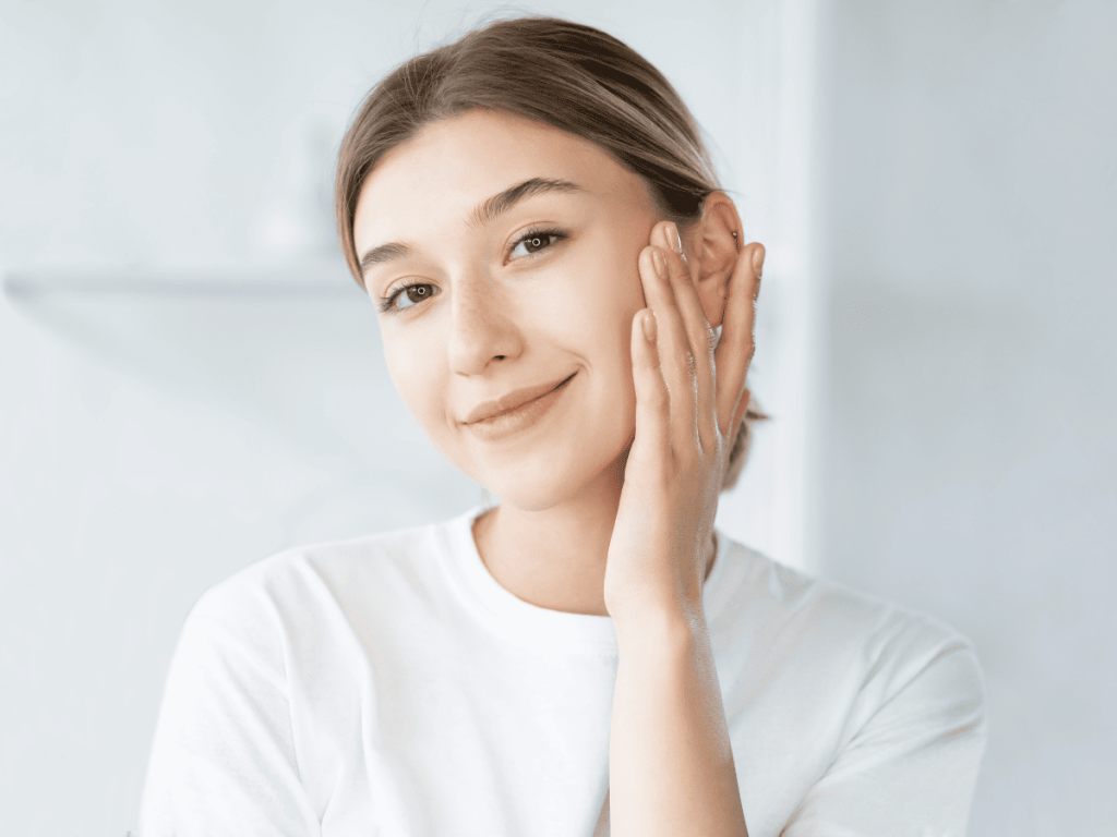 Patient receiving Pixel8 RF Microneedling treatment in Murrieta at Naturalness Med Spa for smoother, firmer skin.